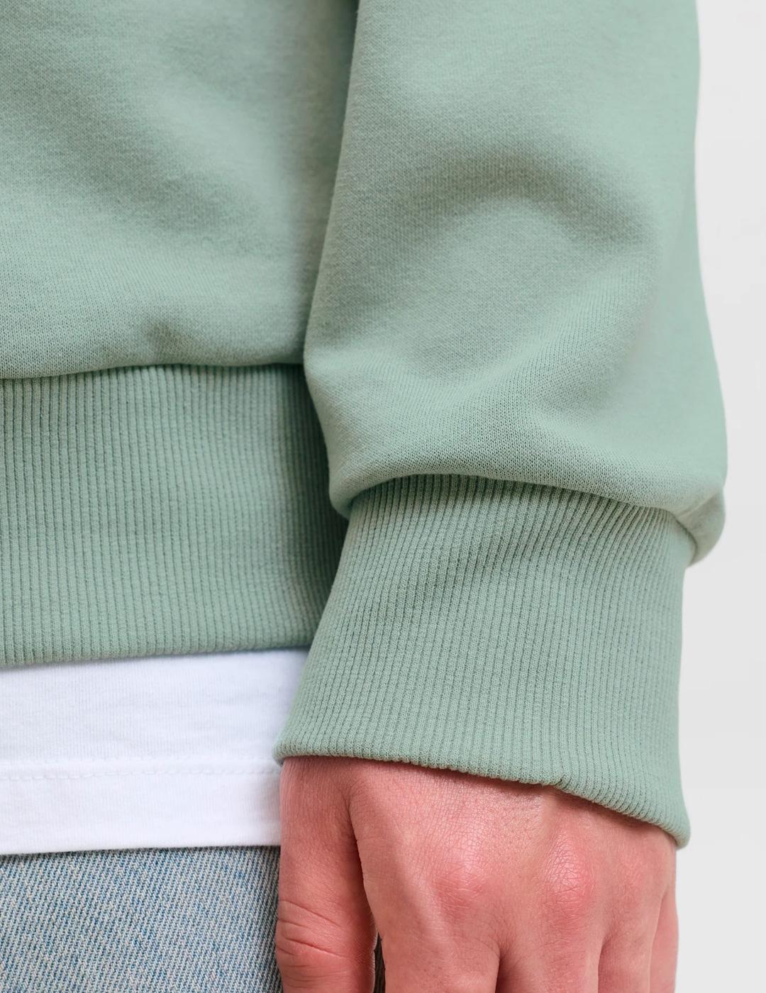 Sudadera Jack & Jones GEPLAS verde para hombre