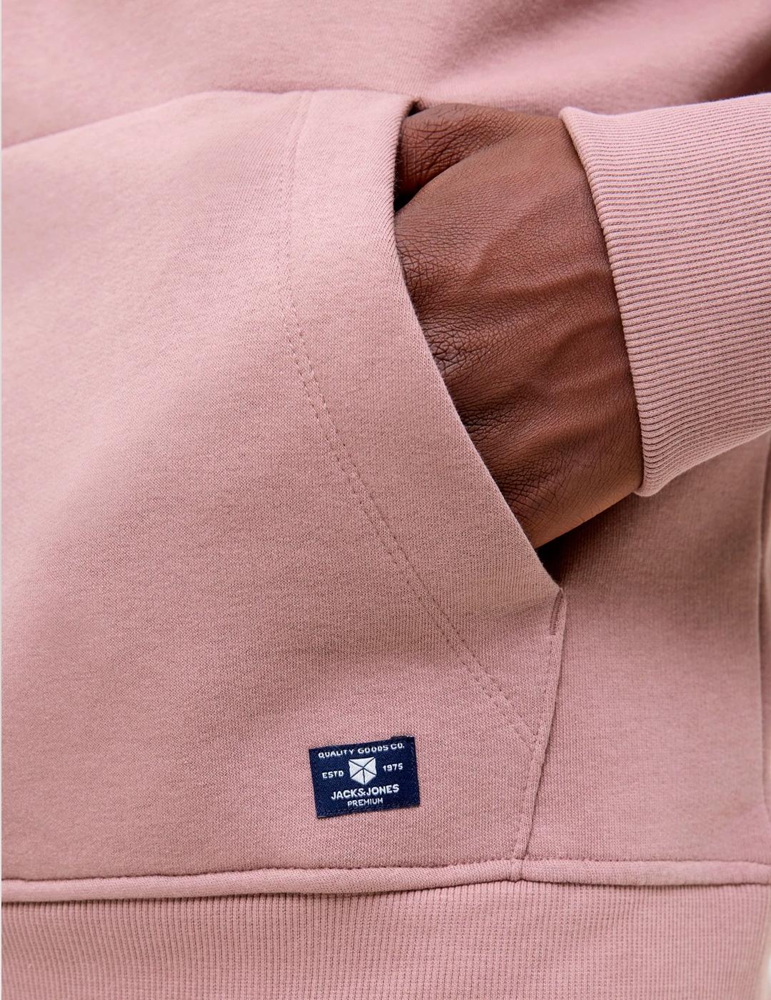 Sudadera Jack & Jones LOYAL rosa para hombre