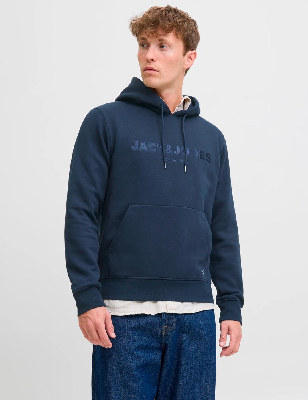 Sudadera Jack & Jones LOYAL marino para hombre