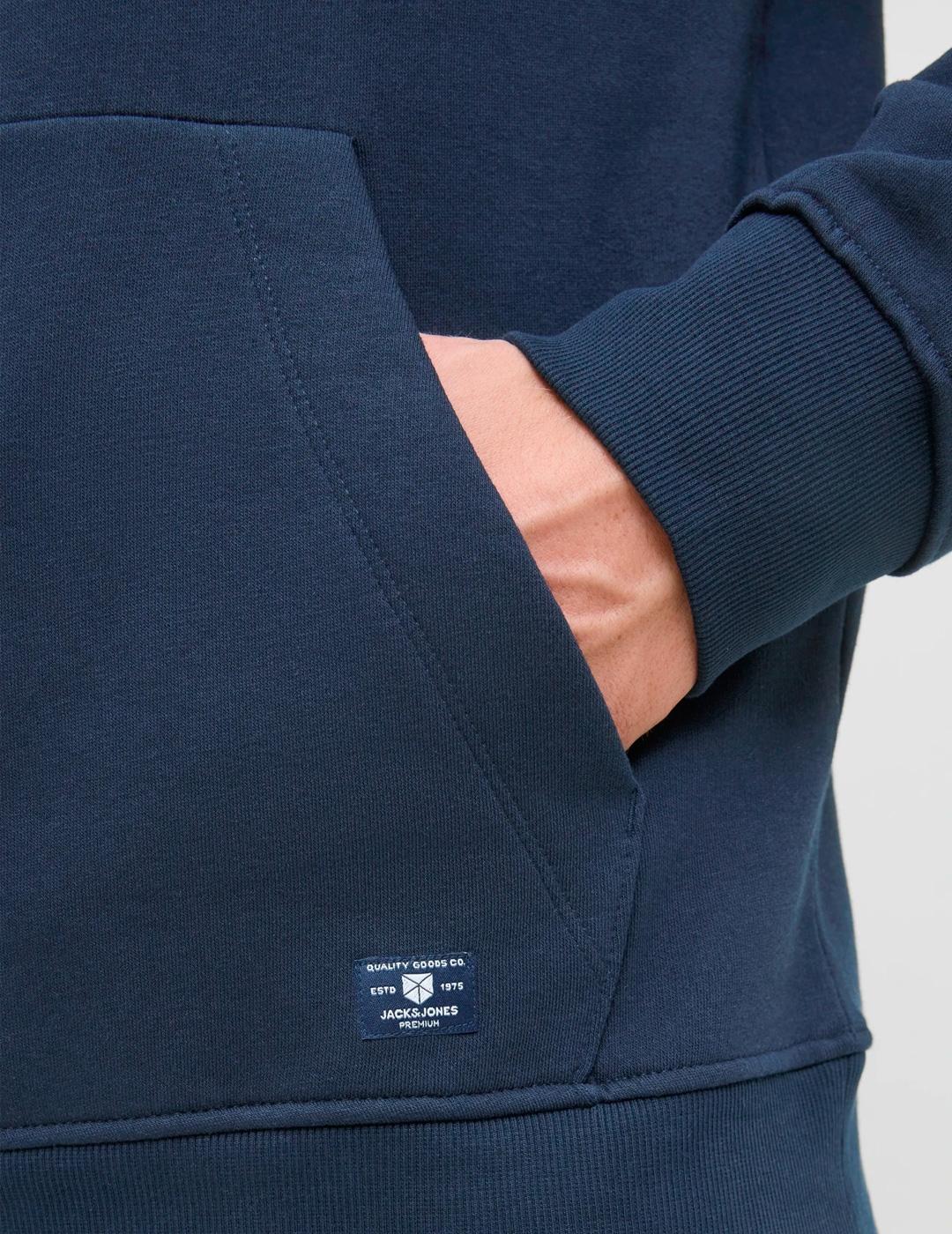 Sudadera Jack & Jones LOYAL marino para hombre