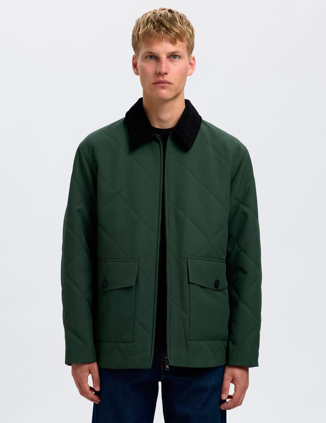 Chaqueta Selected CARLOS verde para hombre