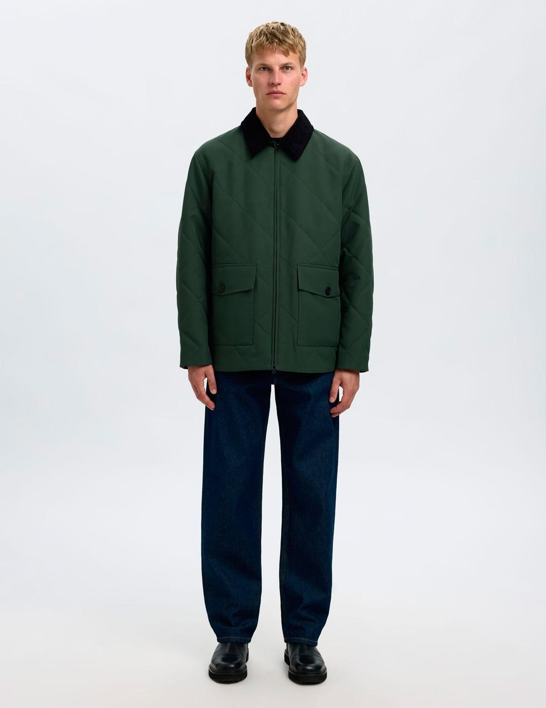 Chaqueta Selected CARLOS verde para hombre