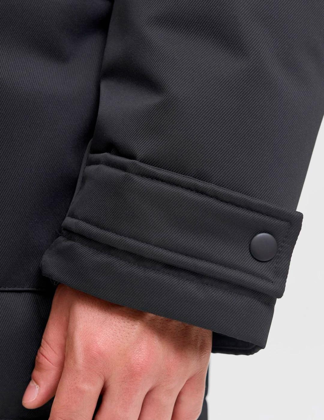 Abrigo Jack & Jones CHARLIE negro para hombre