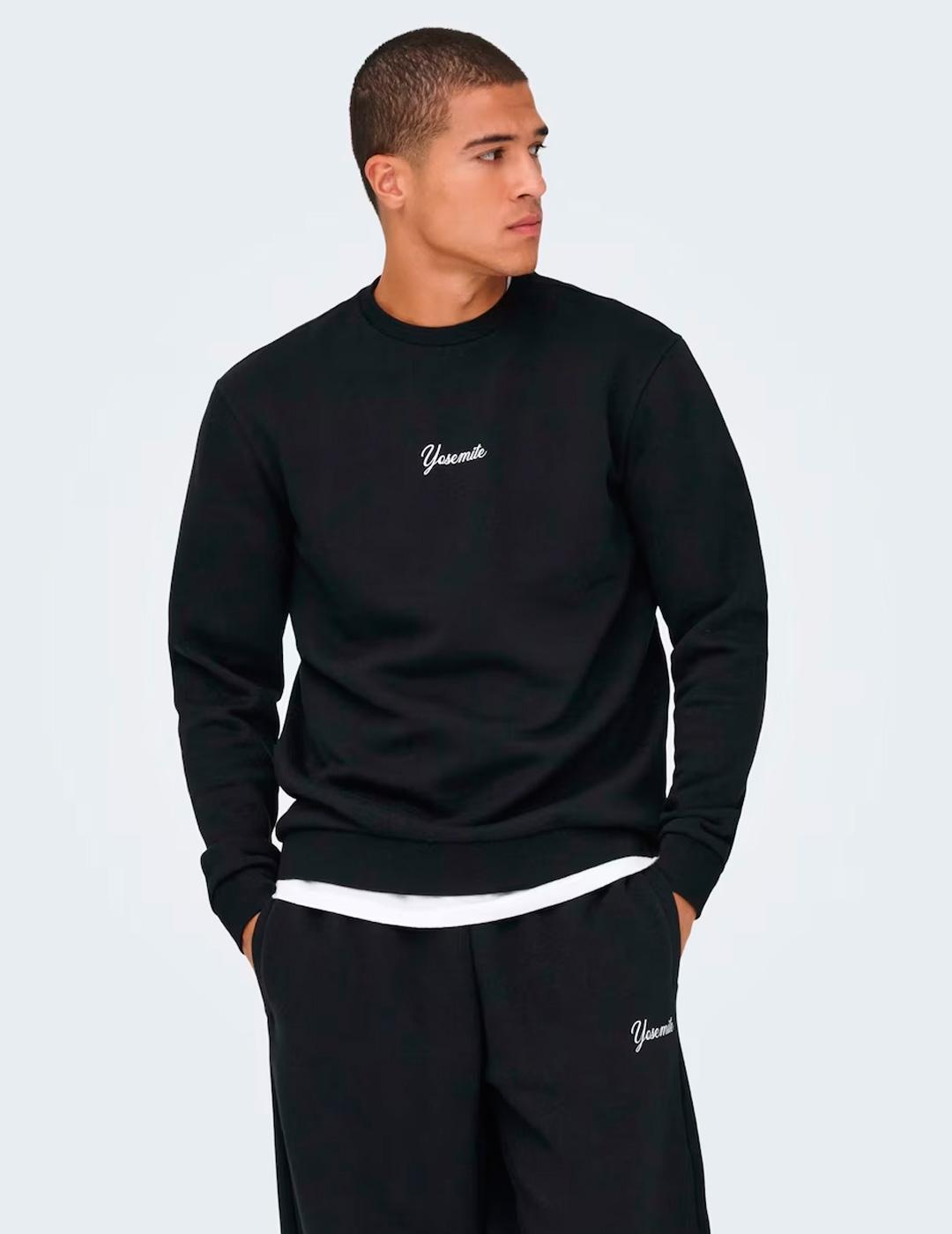 Sudadera Only & Sons CERES marino hombre