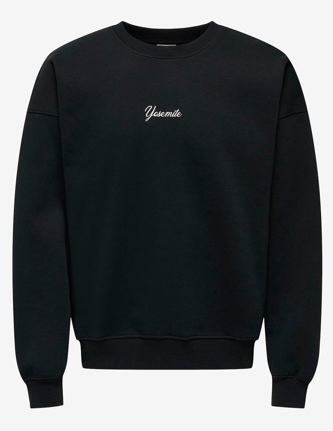 Sudadera Only & Sons CERES negro para hombre