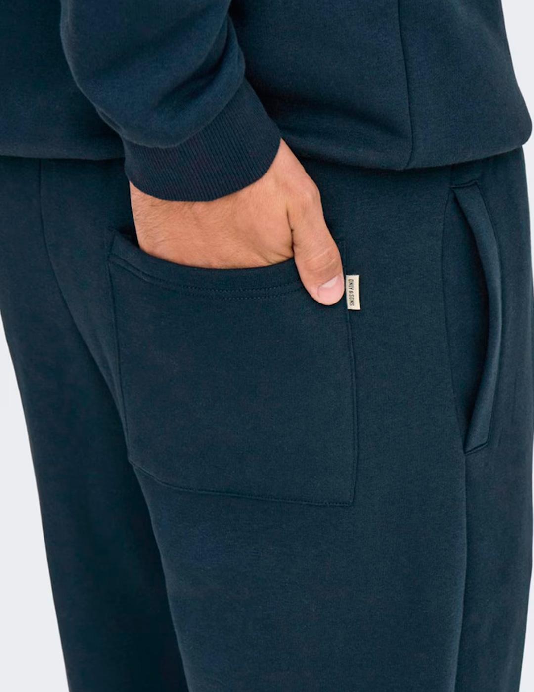 Jogger regular Only & Sons CERES azul marino para hombre