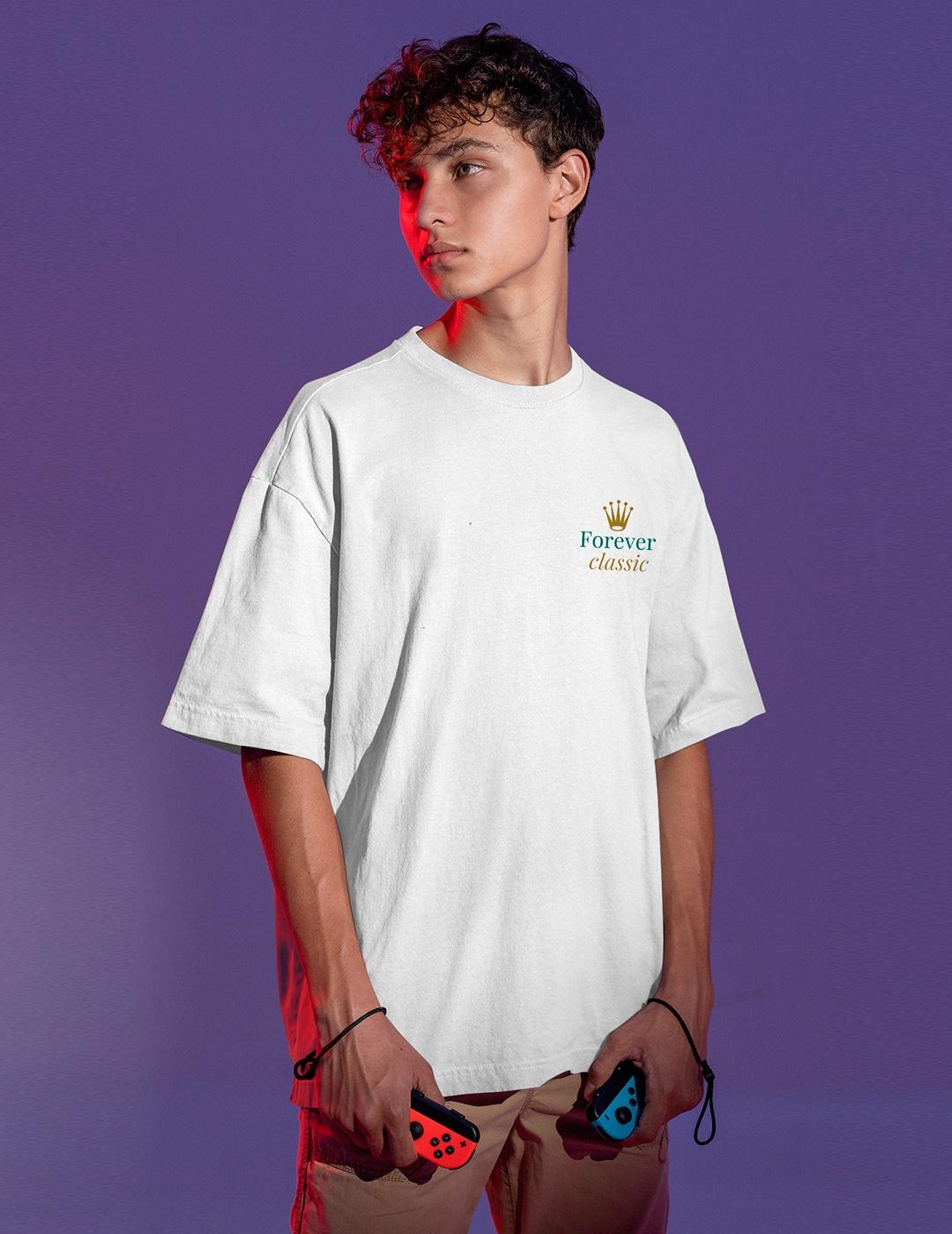 Camiseta A.M.E.N FOREVER AMEN blanco hombre oversize