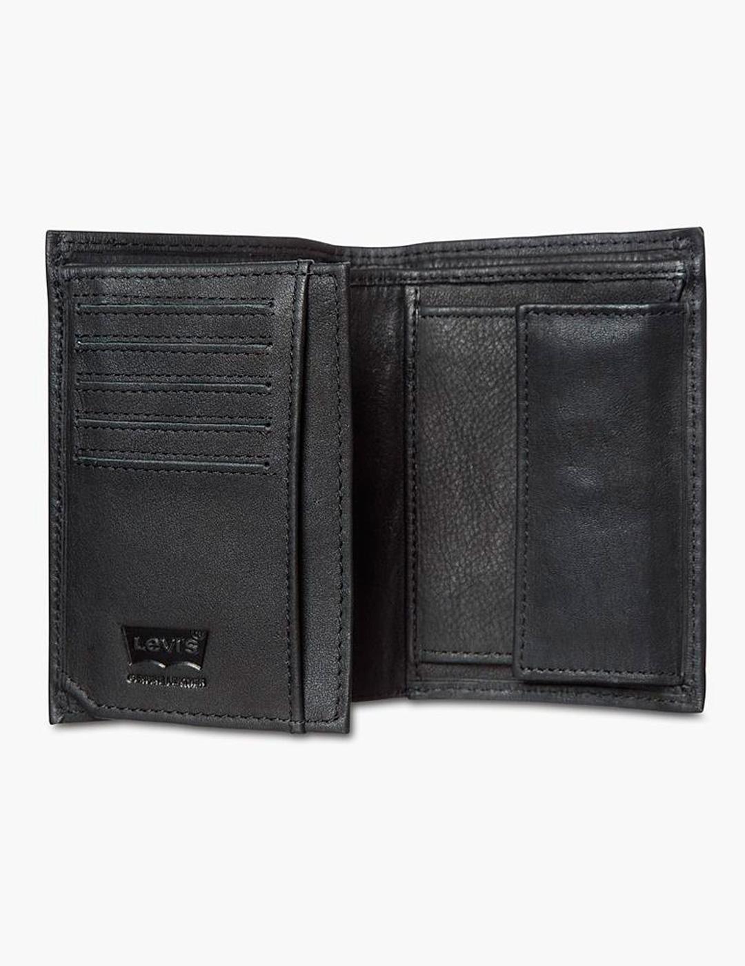 Cartera Levi´s® TWO HORSES negro para hombre
