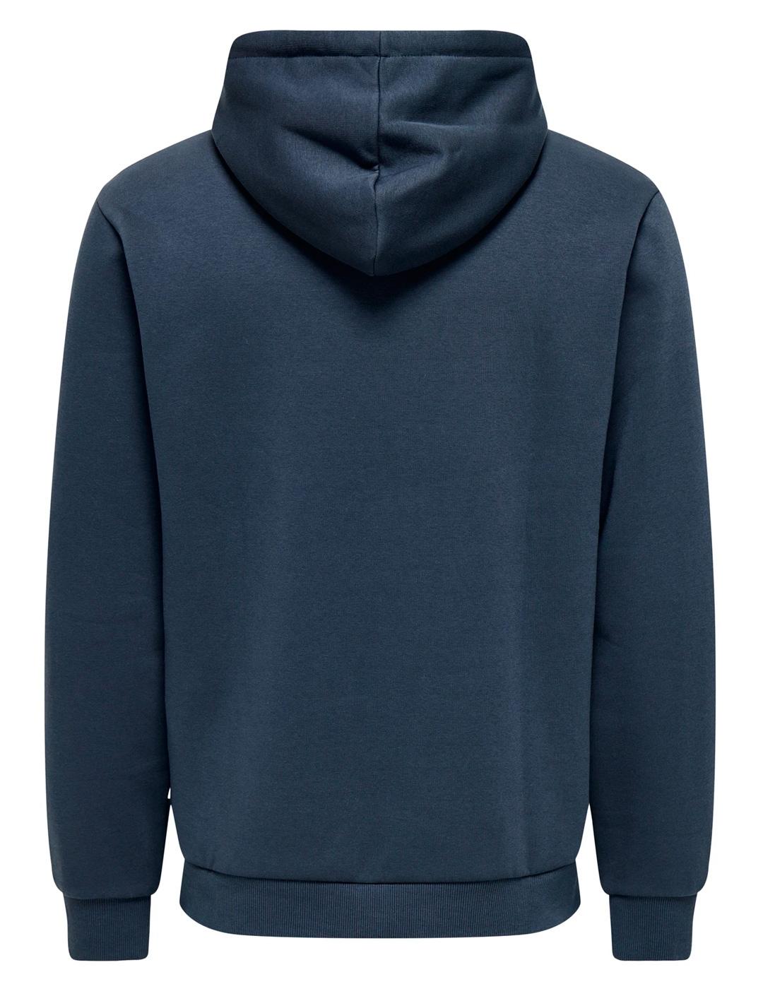 Sudadera Only & Sons CERES azul para hombre