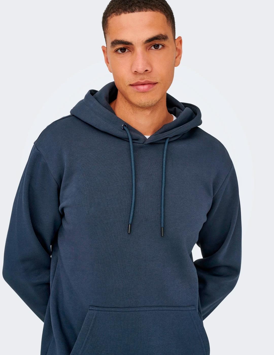 Sudadera Only & Sons CERES azul para hombre
