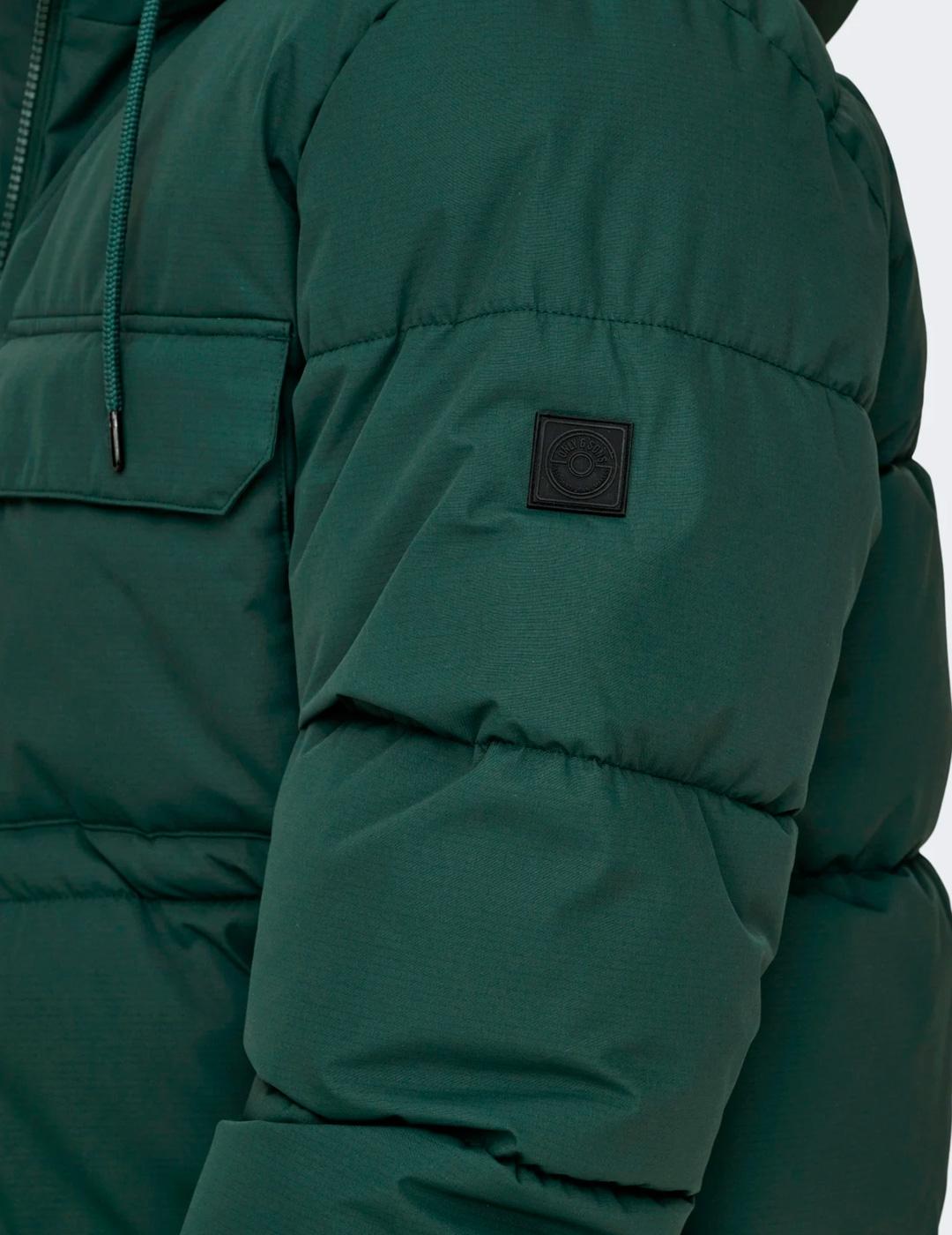 Chaqueta Only & Sons ELIJAH verde para hombre