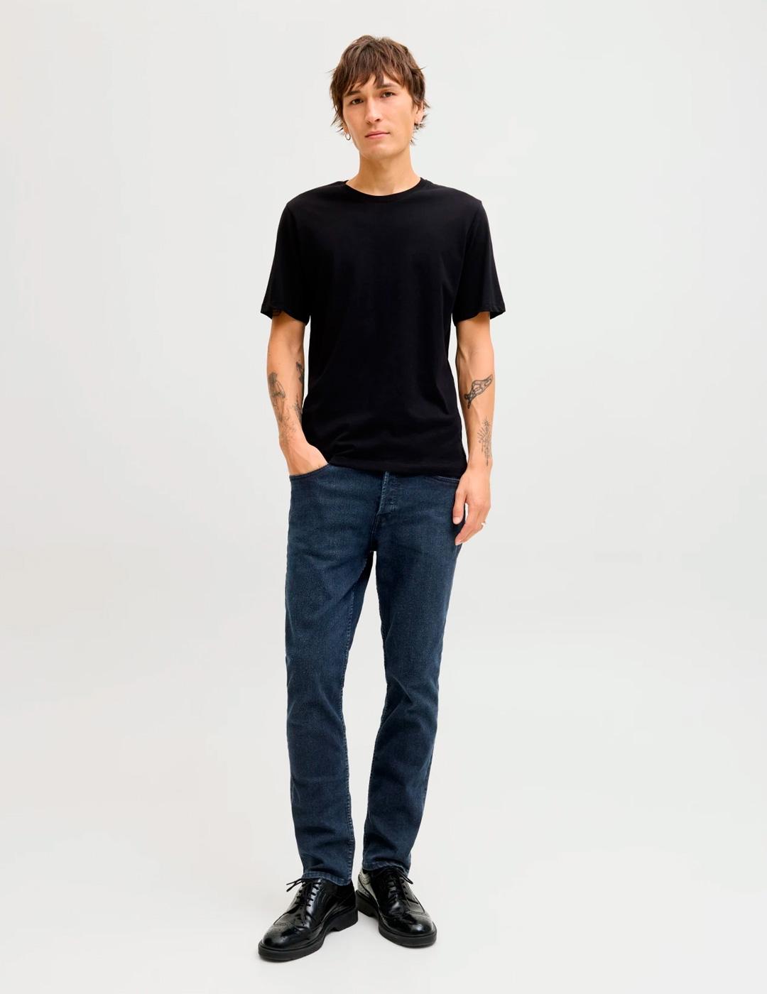 Vaquero slim Jack & Jones TIM 004 blue denim para hombre