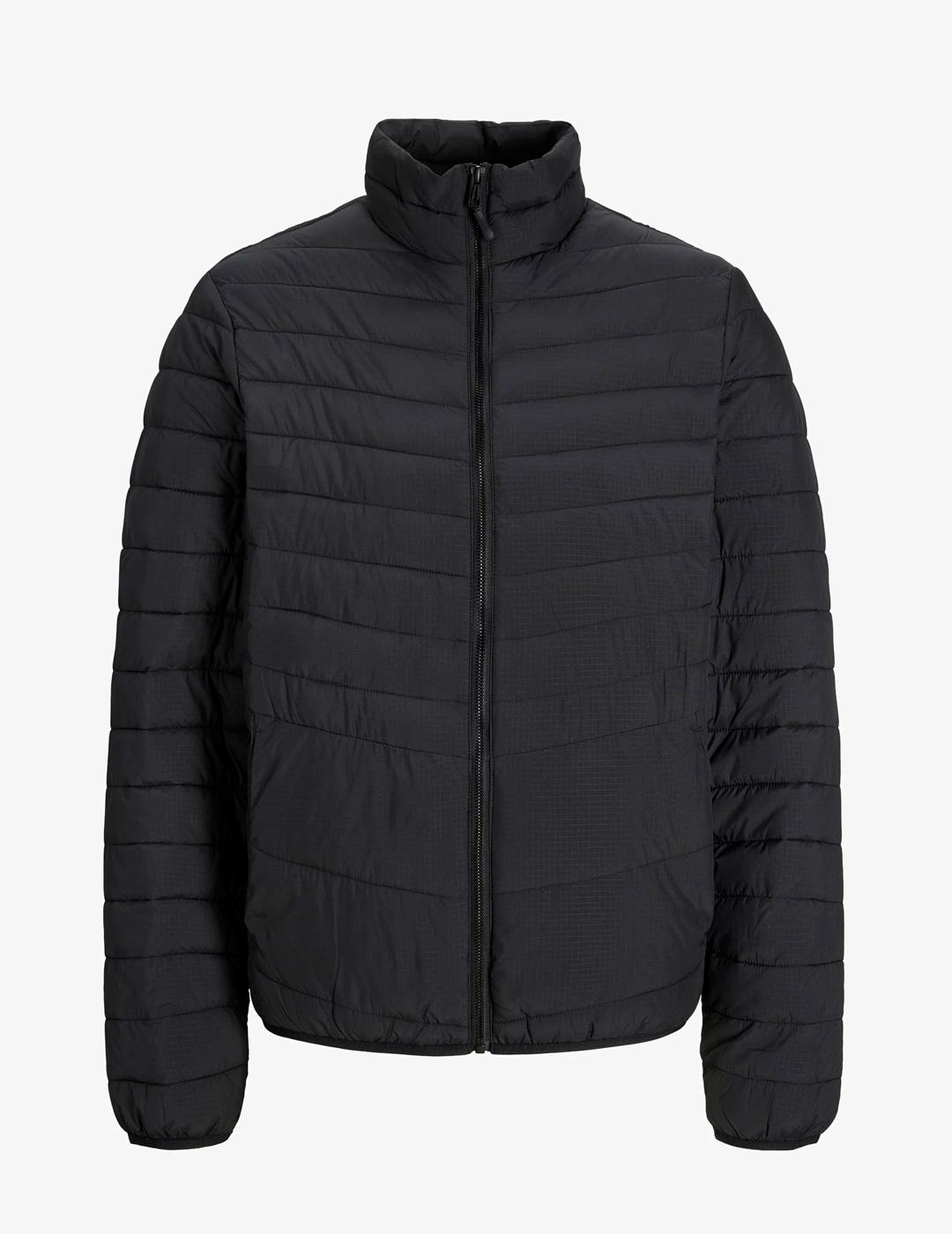 Chaqueta Jack & Jones STATE PUFFER negra para hombre