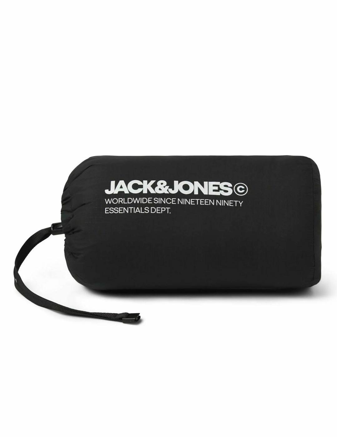 Chaqueta Jack & Jones STATE PUFFER negra para hombre